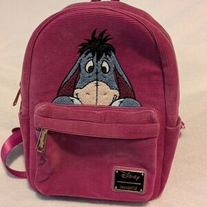 Loungefly Disney Pink Corduroy Bag